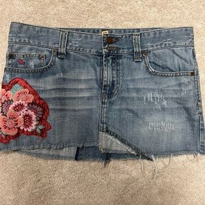 Abercrombie & Fitch mini Jean skirt